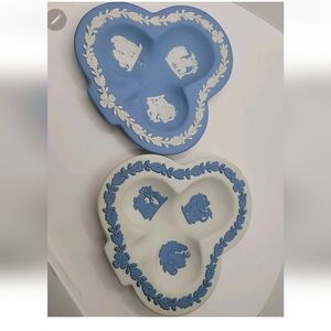Vintage Wedgwood Jasperware Ashtrays, Trinket Dishes Lot of 2
